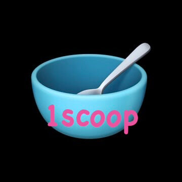1 scoop——